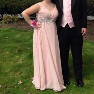Pink prom dress